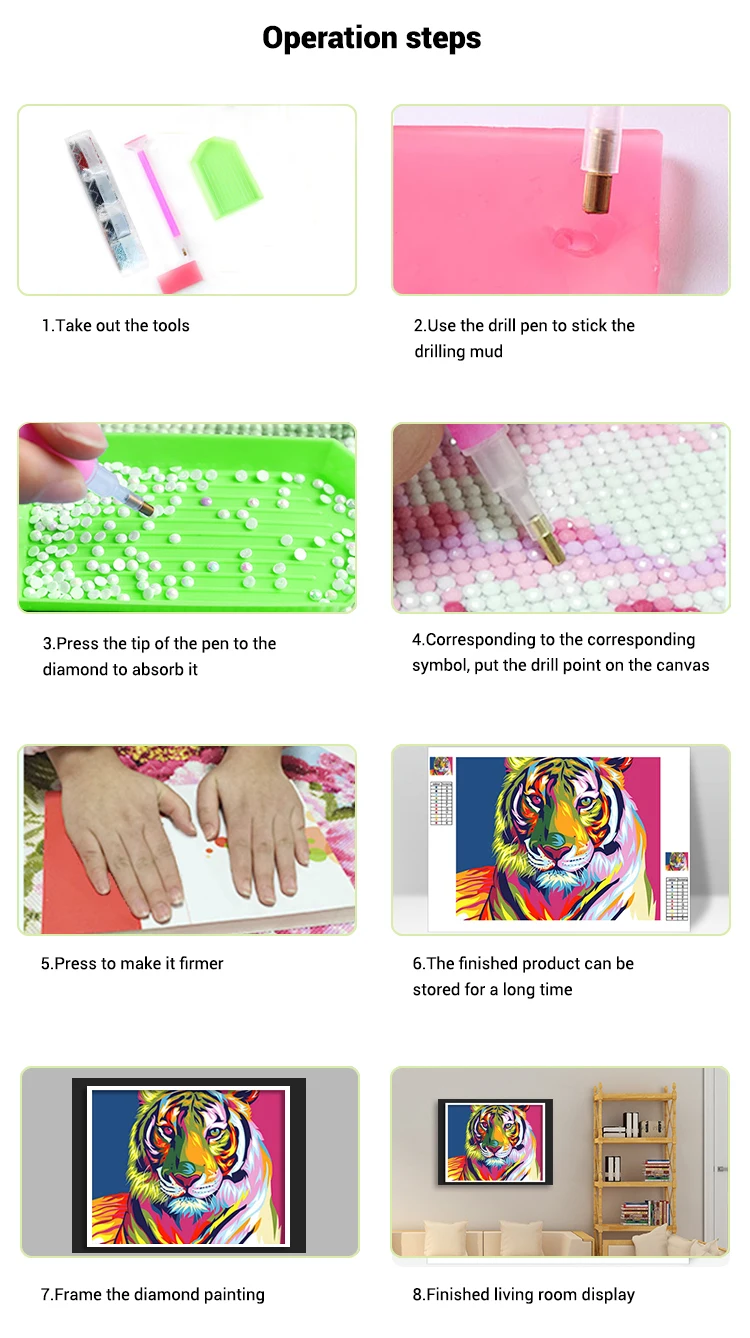 High quality Full Drill 3D Painting Craft 5D Full Diy  Ocean Sun Rise Diamond Dot Art Painting Kits