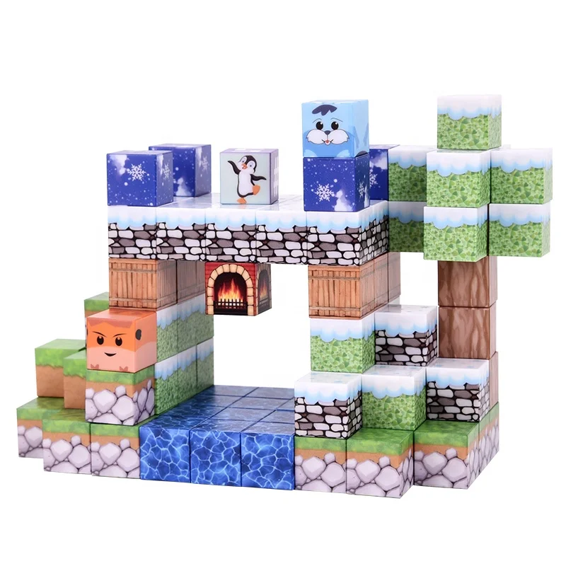 Магнитный блок в сборе строительный игрушка MC около 2 5 см mini My World
