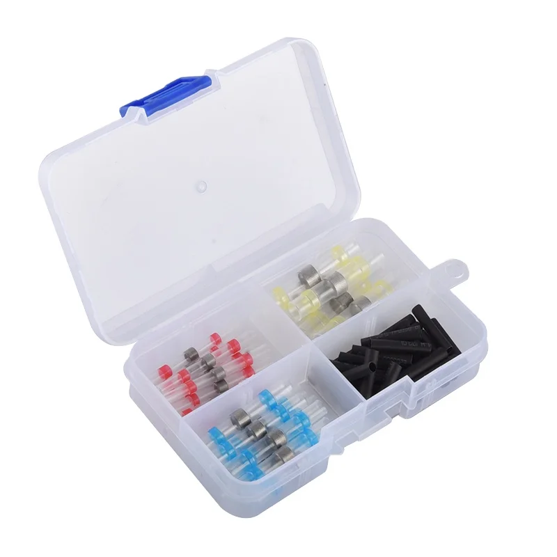 
50PCS hot-shrinkable solder butt connector, waterproof connector for automobile 