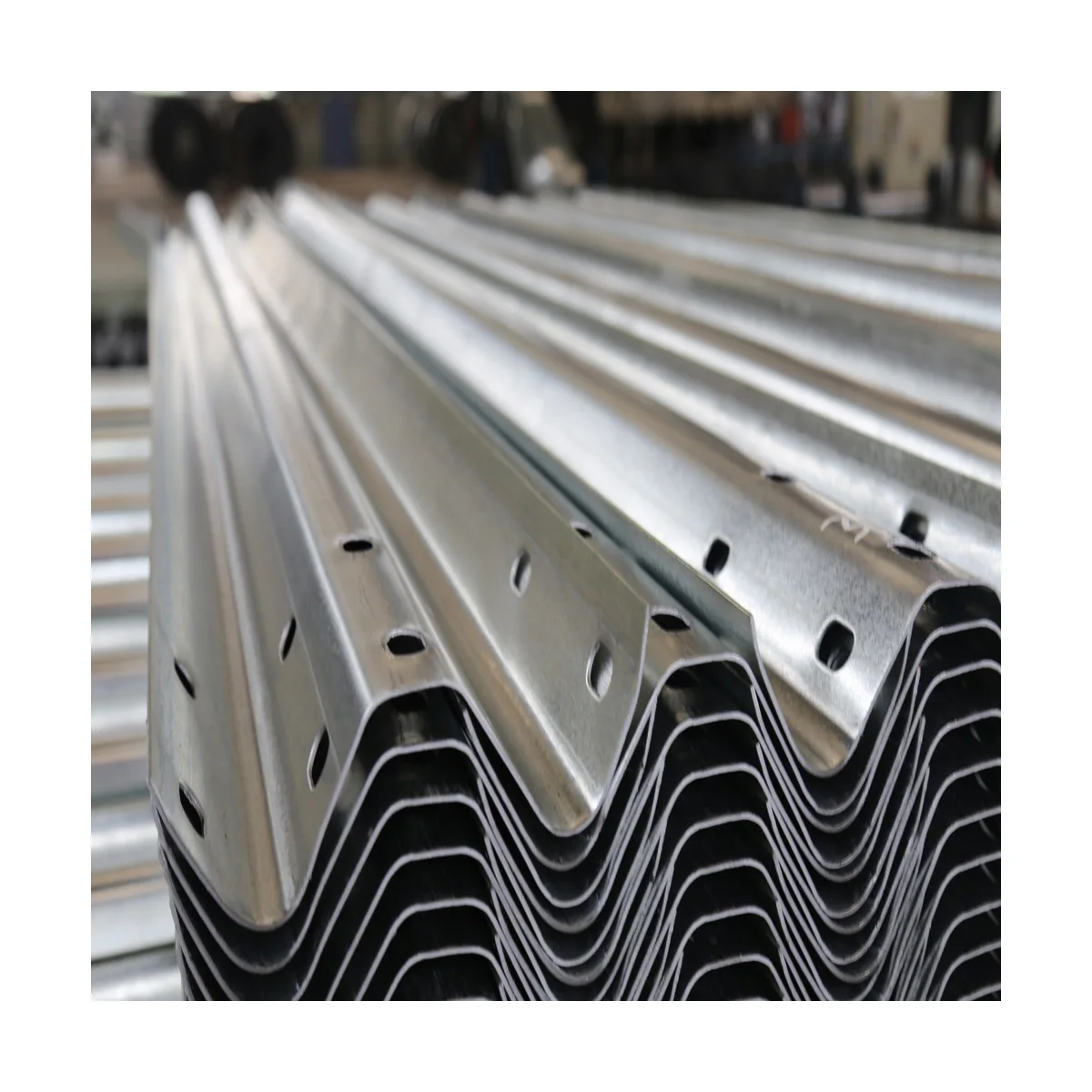 Highway Guardrail W Beam Hot Dipped Galvanized Traffic Barrier