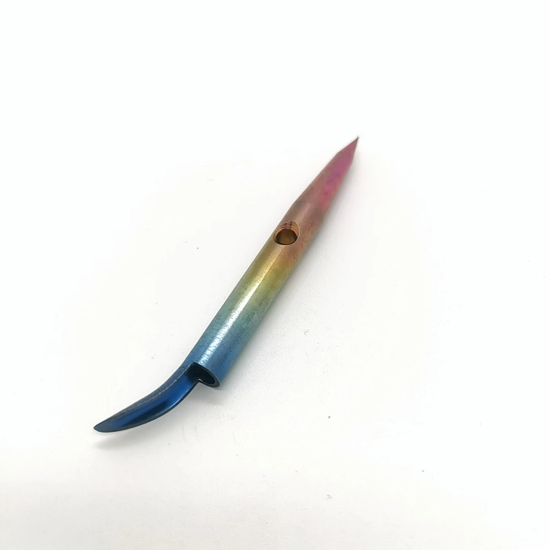 ZFTI Custom ODM/OEM   Titanium product Gr5  Gr2   outdoors product Harpoons, fishing gear support design