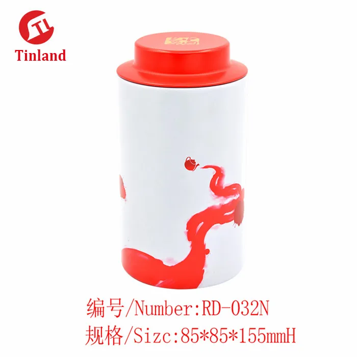 
Food Grade Round Empty Metal Tin Tea/Coffee Tin Box/Metal Tin Tea Tin Box with Airtight Lid 