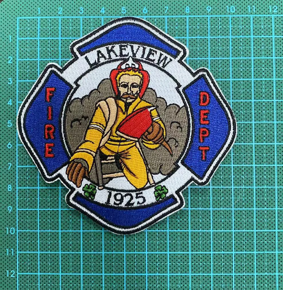 JS  Customized Logo Iron  on Backing Embroidery Woven Patch For Clothing