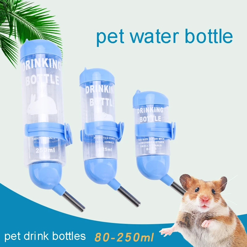80ml 125ml 250ml Plastic water rabbit hamster drink bottle