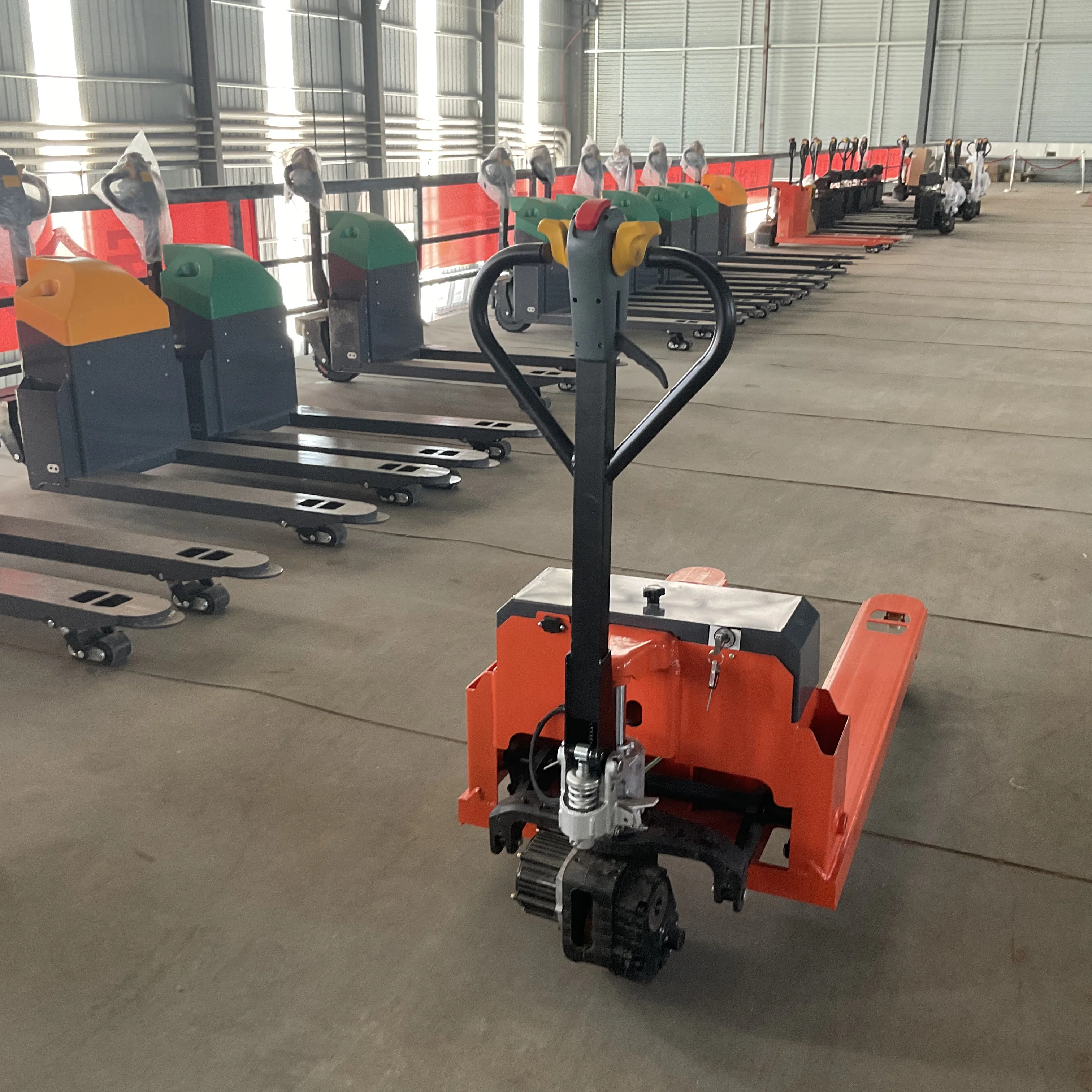 Stacking Truck Hand Stacker Full-Electric Lift Pallet Battery Electric Stacker Forklift for sale