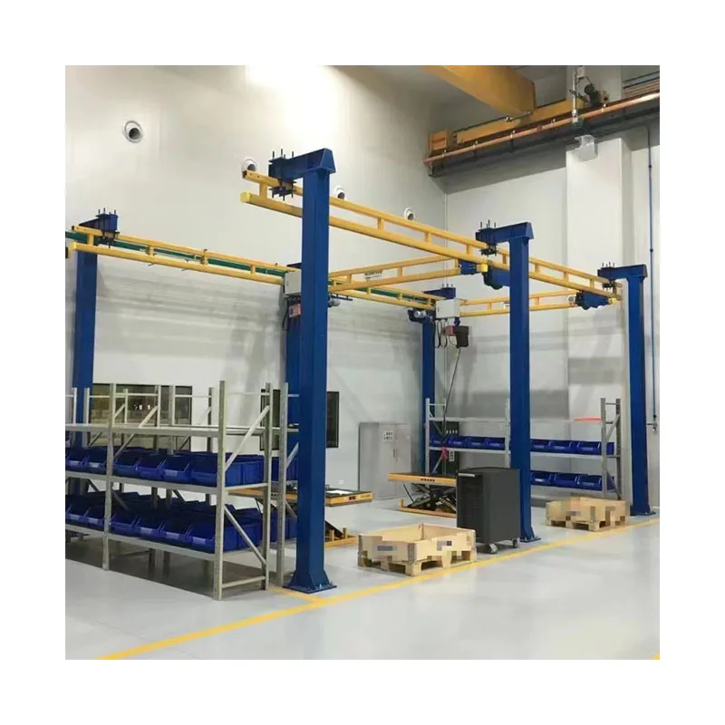 Kbk Crane Double Beam Connect 500 kg 1000 Kg1 Ton 2 Ton 3 Ton Overhead Travelling Price Kbk Light System Kbk Flexible Crane