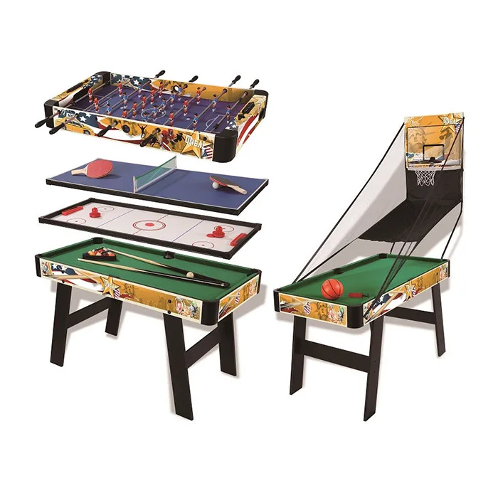 4ft Indoor Sports Multi Game Table Function Baby Foot Table Foosball Soccer Tables GS-GT-1245