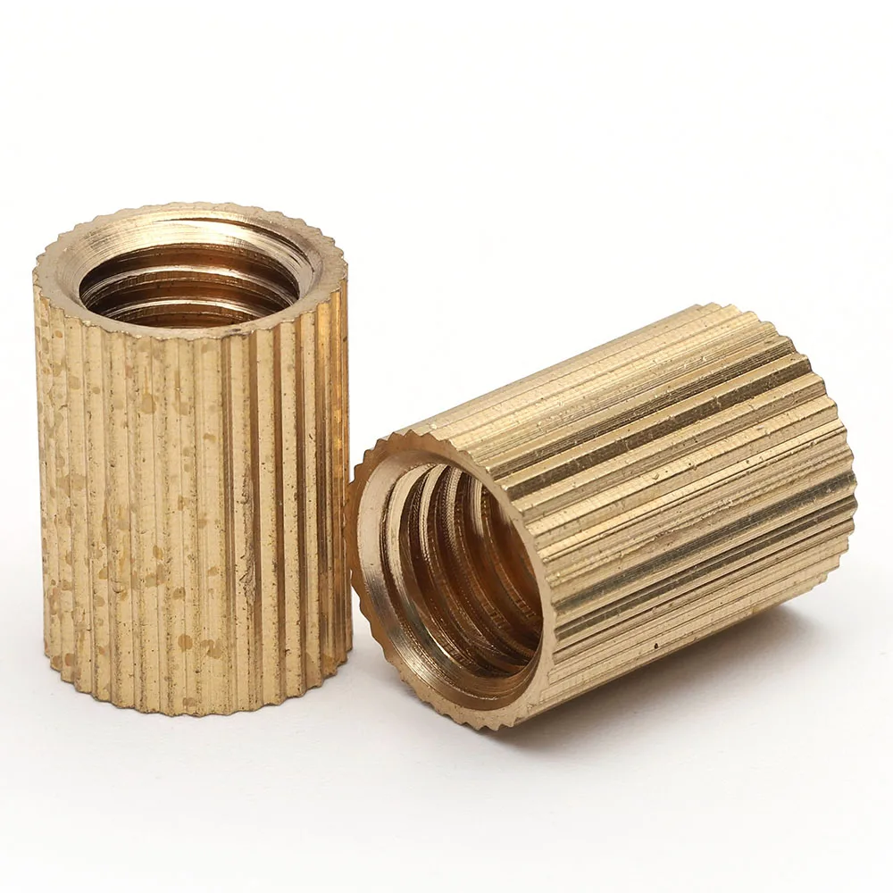 Высокая точность самоблокирующиеся латунные накатанные гайки для pcb m3 латунные вставки
