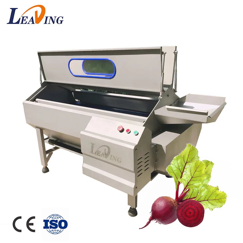 Industrial potato peeler machine price brush peeling machinery vegetables