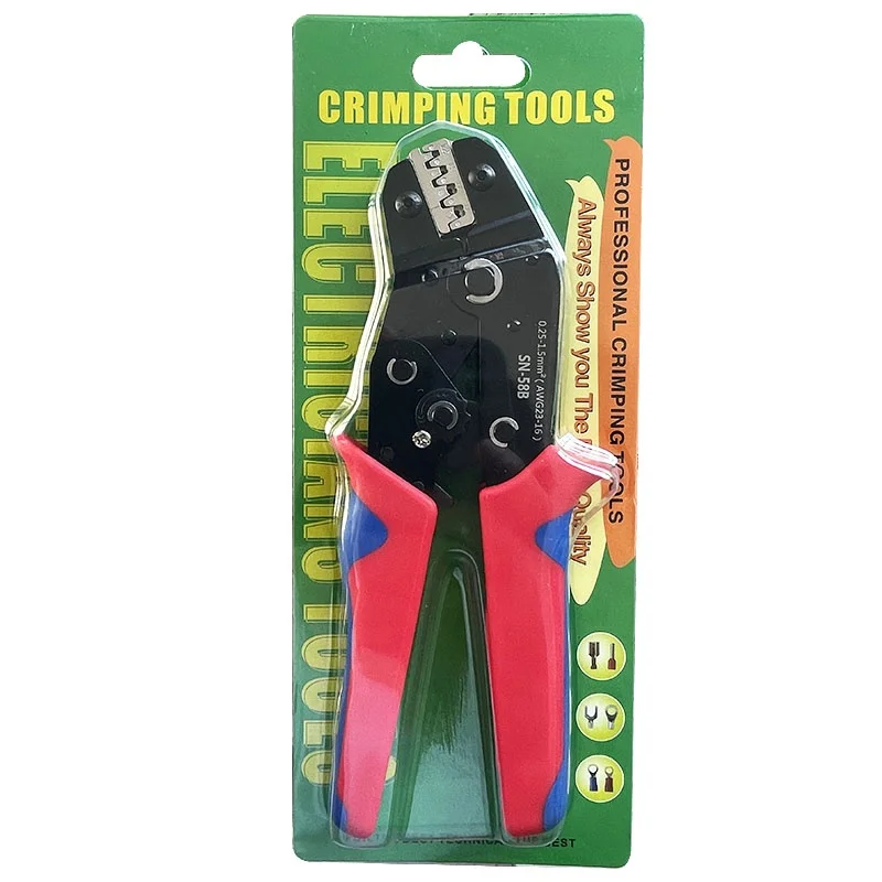 Ratcheting Crimper plier for Dupont Molex JST TE Terminal connector