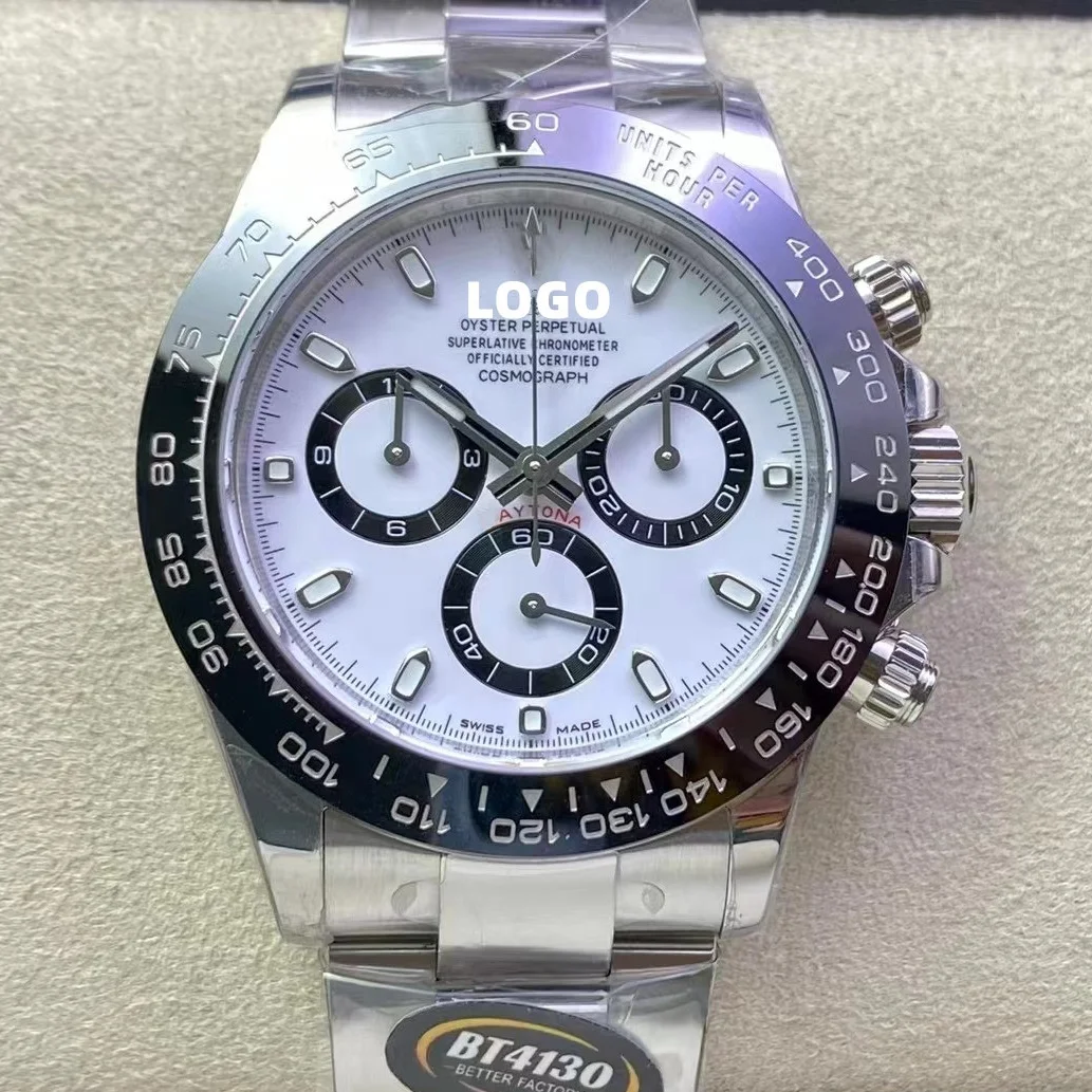Best Quality Dive Watch 40mm BT Factory 904L Steel 4130 Chronograph Movement Thickness 12.3mm 116500 Brand Panda Watch