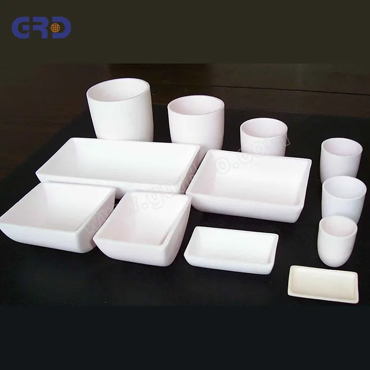 Various types alumina ceramic porcelain crucible for dental lab ware