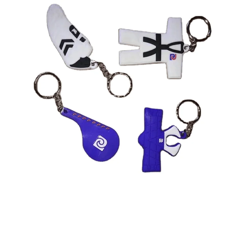 Karate Judo Sanda Boxing Taekwondo Keychain With Metal Key Ring