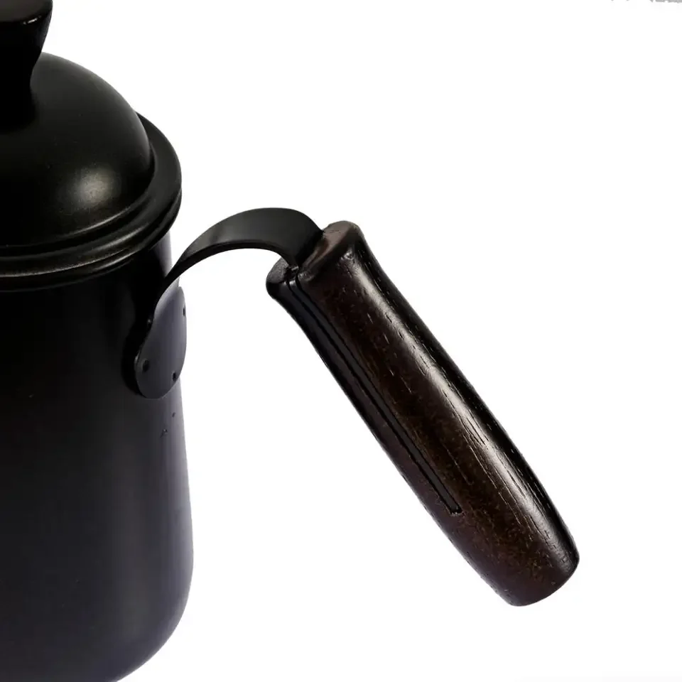 Manufacturer Stainless Steel Wood Handle Coffee Maker Kettle Coffee Drip Kettle Kettle For Coffee