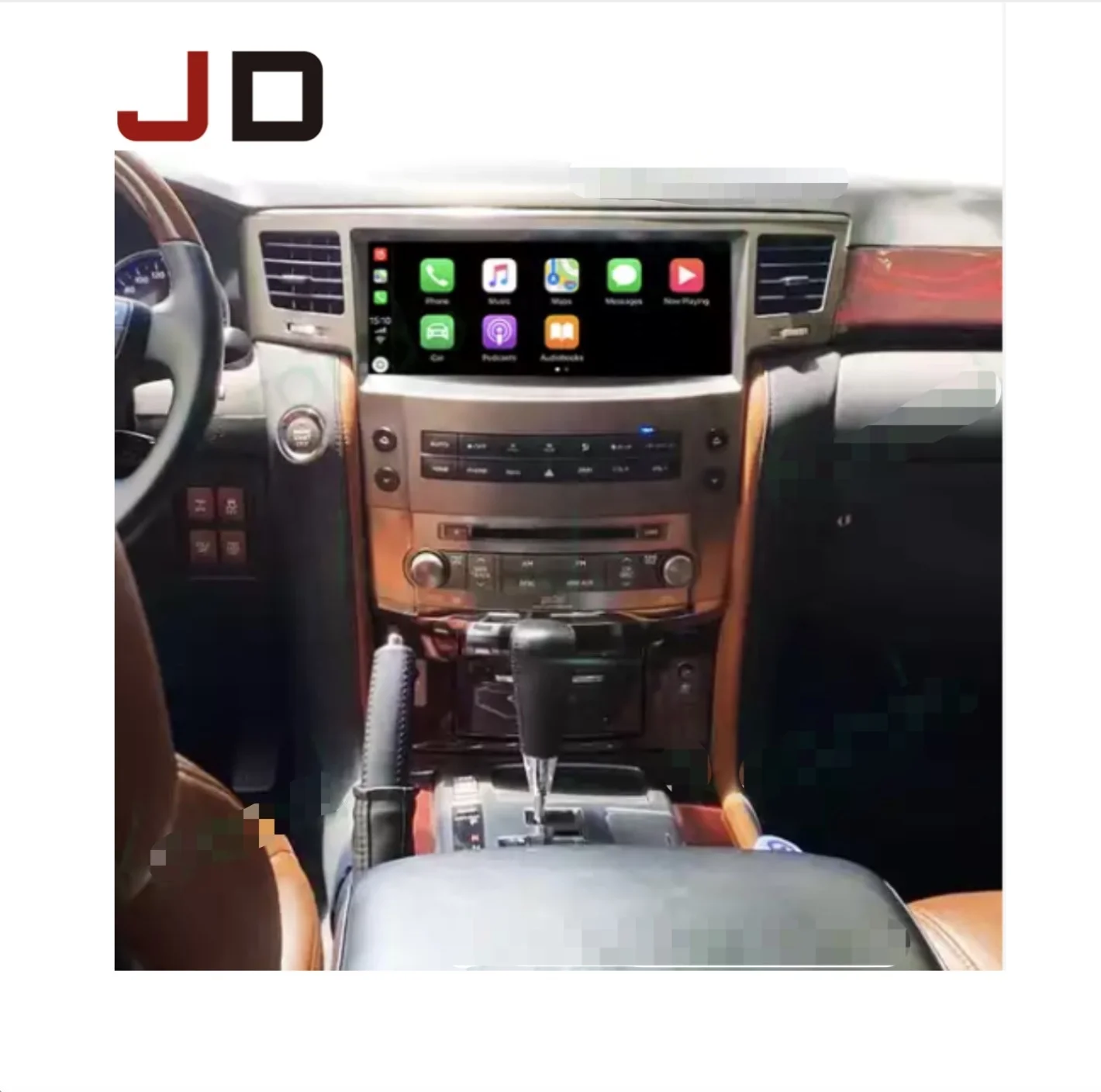 JD AUTO 12.3inch For Lexus LX570 2007-2015 Android 10 Multimedia Car Radio GPS Navigation Stereo Vertical Screen