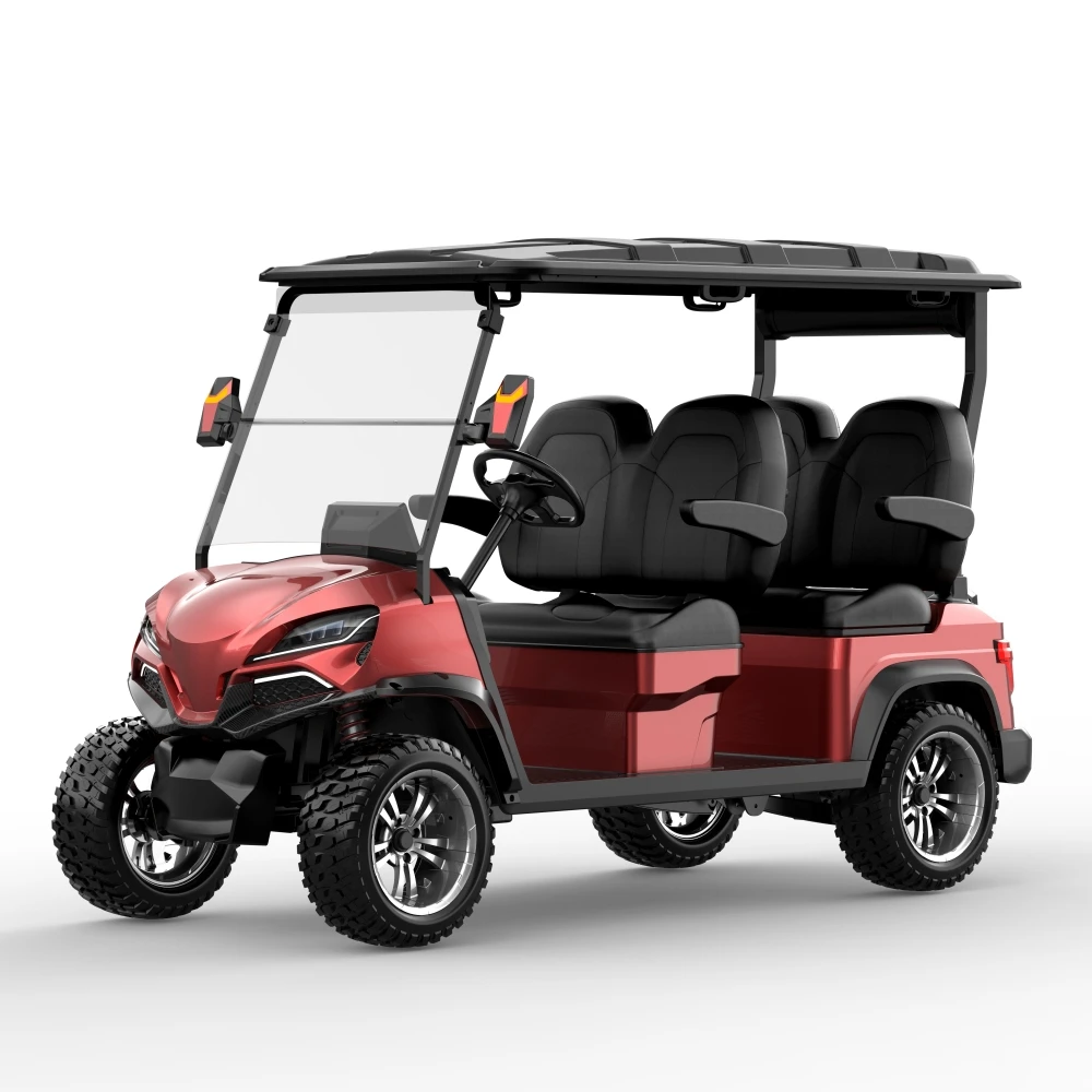 4 Wheel 4 Seater 4 Seater Cart Club Electric Neighbor Community Golf Carts ODM Golf Carts