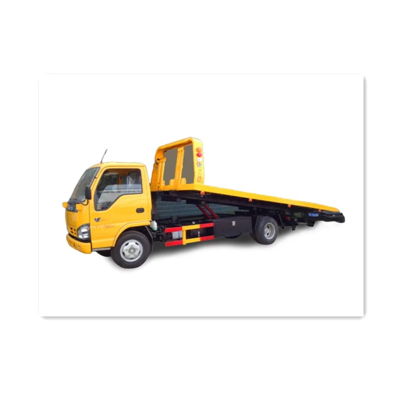 
New Isu-zu 4.2m Wrecker Tow truck Flatbed Tilt Tray Road Recovery Truck for sale 