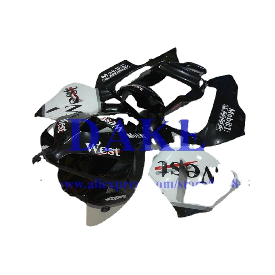 Full Set Injection WEST Fairings For Best CBR600RR 03 04 F5 CBR 600 RR 2003 2004 Hi-quality White Black Fairing Kit #A6TS11 DAK