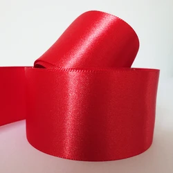 Wholesale Luxury Silk Red Gift Packaging Decoration Ribbon