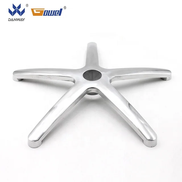 ALA-C19 Best quality most popular aluminum rotatable metal heavy duty universal five star chair base