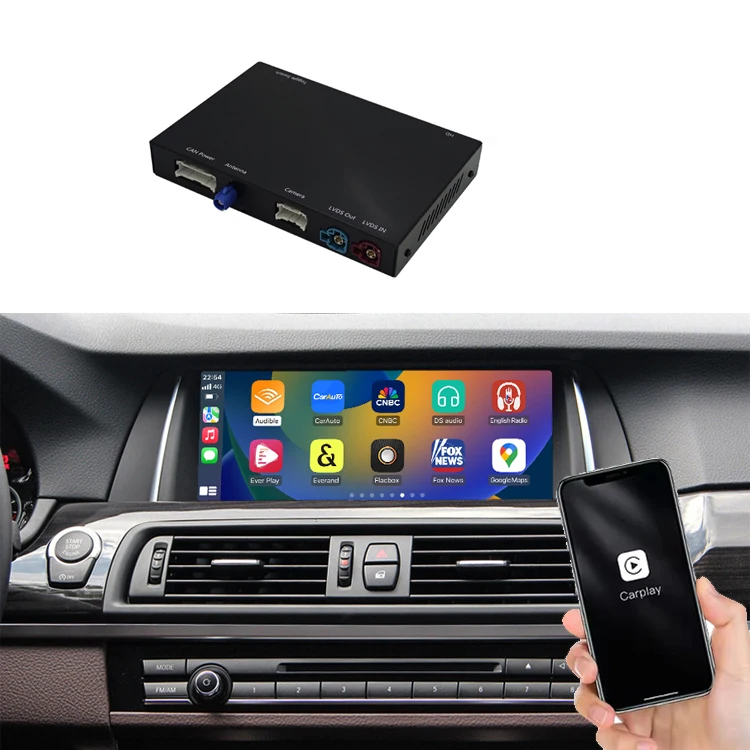 Оригинальные автомобильные гаджеты для обновления экрана автомобиля Android Carplay F10 BMW 2012-2016