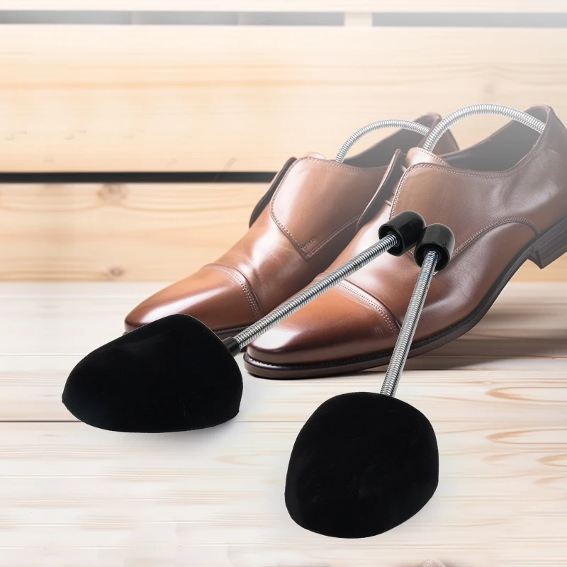 Factory Wholesale Adjustable Plastic Velvet cloth Shoe Expander Stretcher Shoe Trees For Men And Women