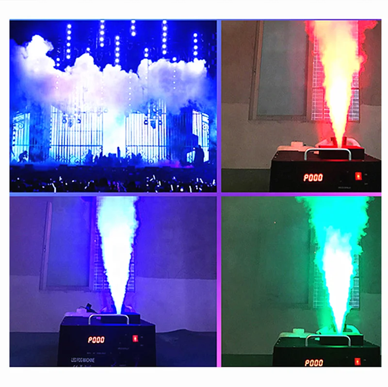 3000 Вт лидер продаж вертикальный сценический аппарат DMX512 дымовой RGB Свадебный противотуманный воздушный столб дымовая машина 3 * 24 шт. в 1