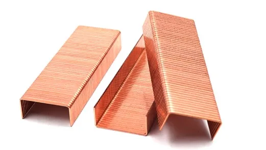 16GA  A-35 series A58  Copper Carton closing staples