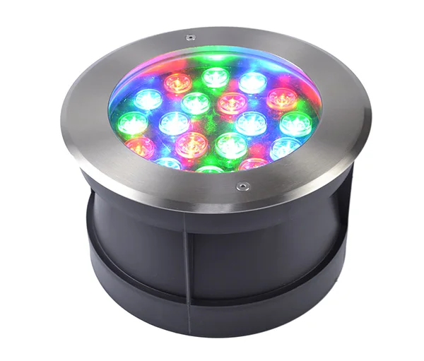 Factory Supply Low Voltage Landscaping Spotlight Landscape Light 12V Inground RGB with Remote Controller