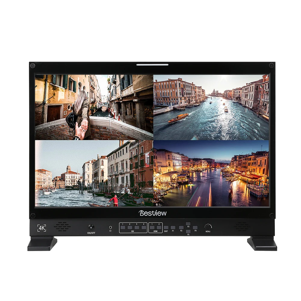 24 дюйма Bestview S24F UHD 3840x2160 23 8 дюймов HDMI 3G-SDI Настольный вещания 4K монитор для телевизионного и