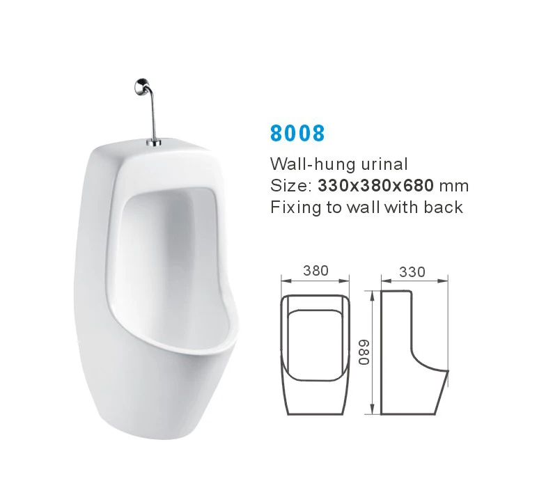 New Design Male WC Set hotel Porcelain Floor Stand Ceramic Steel Pee Toilet Public Wall Hung Urinal for Men
