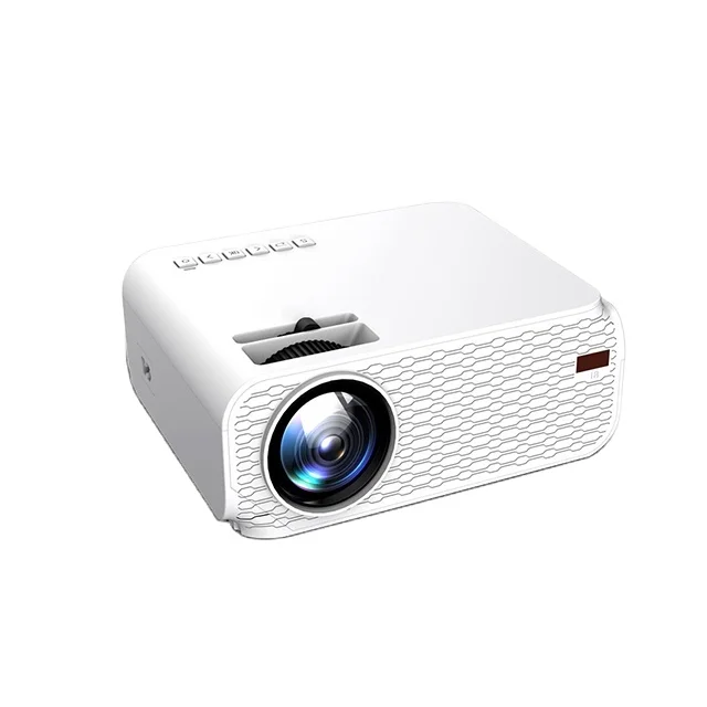 2021 Новейший Эксклюзивный 4,5 дюймовый ЖК-дисплей, светодиодный проектор 1080P Full HD 5000 люмен для домашних развлечений, проектор для театра