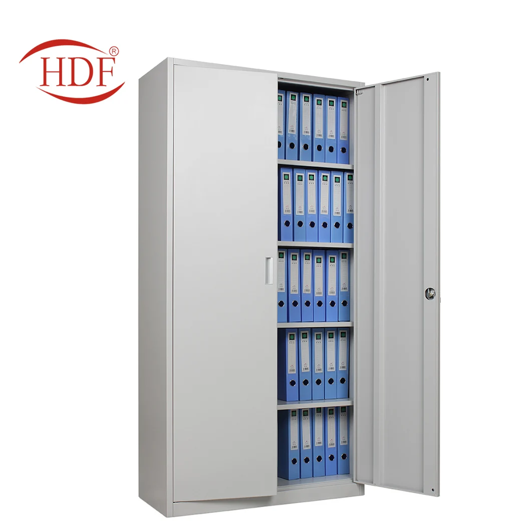 Cheap Double Door Steel Wardrobe Metal Filing Cabinet Price