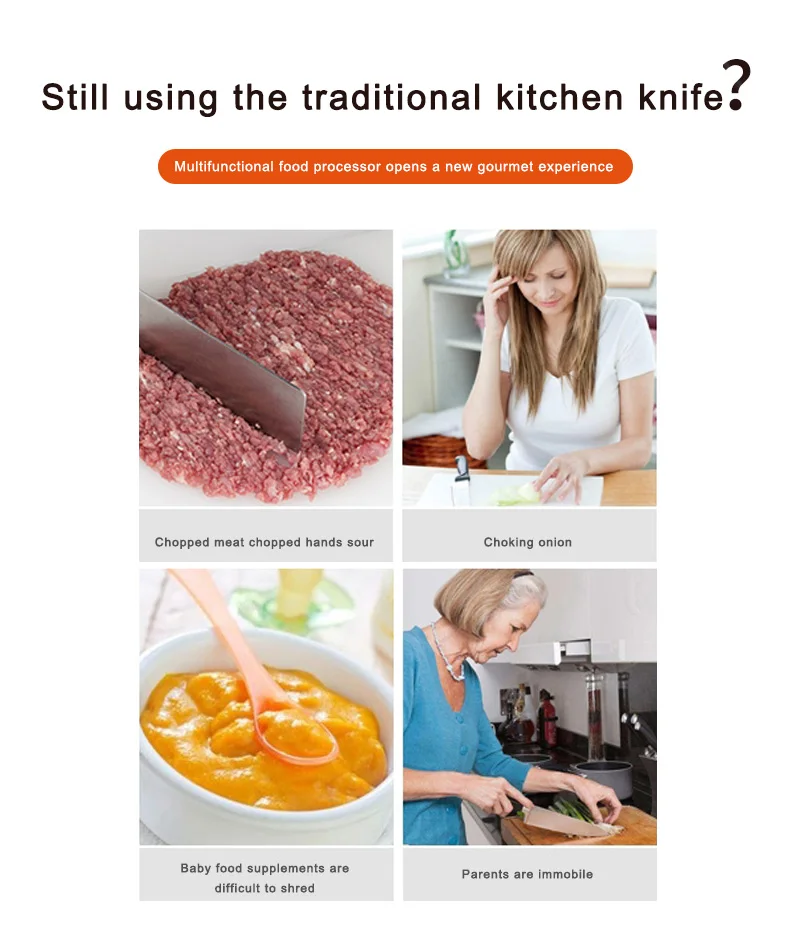 Factory  vegetable chopper high quality Manual food chopper kitchen tools 900ML pull chopper