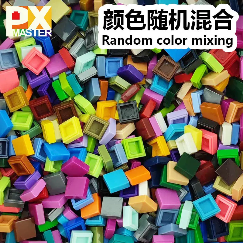 DIY Small Creative Granular Building Blocks Parts Wall Mosaic Pixel Paint Accessories Compatible with Most Building Blocks Sets