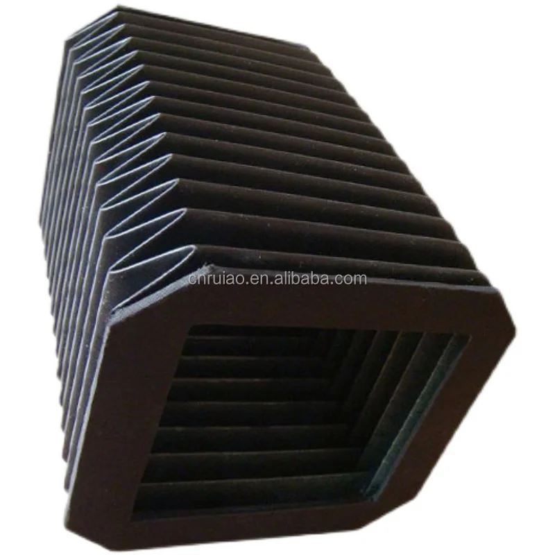 Hot Pick RUIAO Accordion Plastic Cover Flexible CNC Bellows Cover Guard Shield