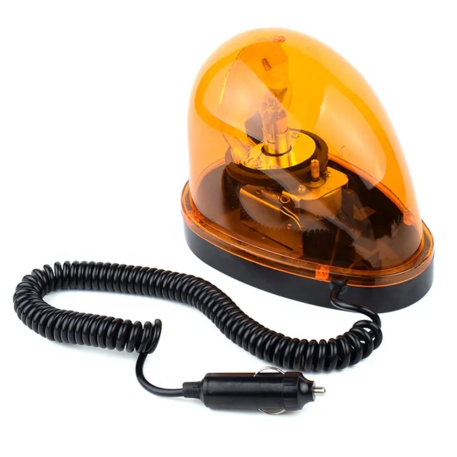 Аварийной ситуации strobe light 12-вольтовой Чрезвычайно яркий готический стиль Черное перо вращающаяся сигнальная лампочка
