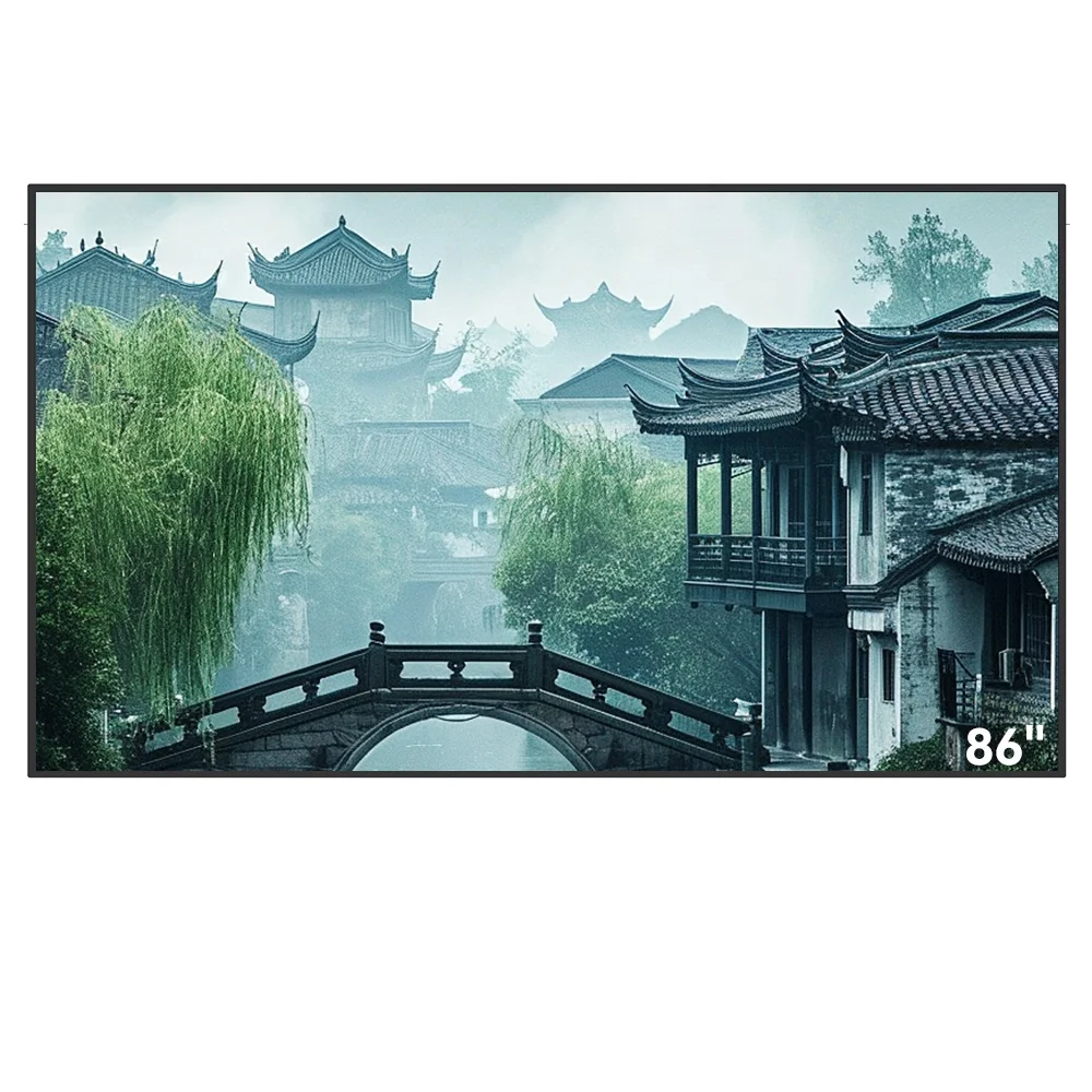 VISIGN 75 85 98 110 Inch Interactive Lcd Digital Signages Touch TV Screen 4K Android OS Advertising Monitor Display