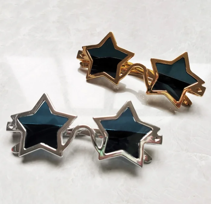 Star Shaped Glasses 70s 80s Retro Fancy Dress Party Sunglasses For Trendy And Fashionable Dance Parties