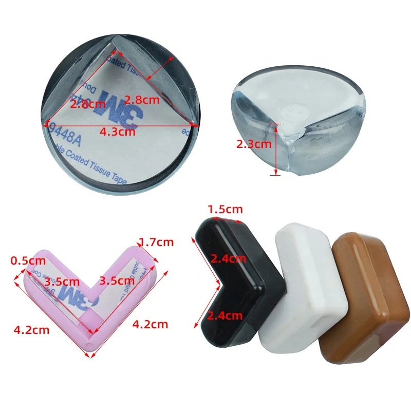 Glass Corner Protector Baby Proofing Set Edge Protector Safety Bumpers Child Proof Furniture and Tables, Furniture Protectors