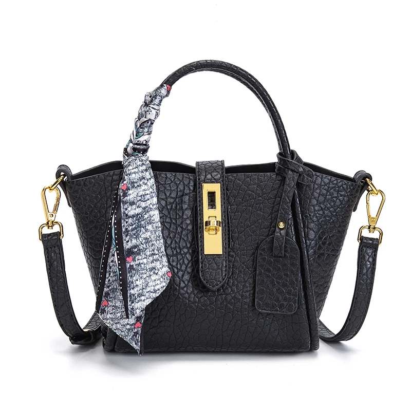 Business Laptop Bag Handbags Customized Logo Style With Silk Twily Handbag Scarf For Women