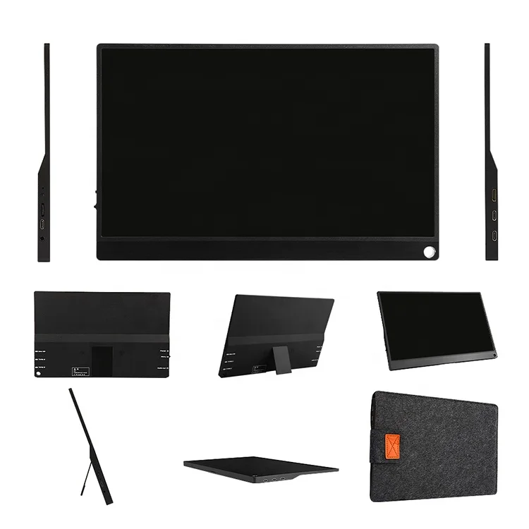 Low Cost Laptop Extended Screen 14 inch type-c non Touch Portable Monitor For mobile phone 1080P portable monitor