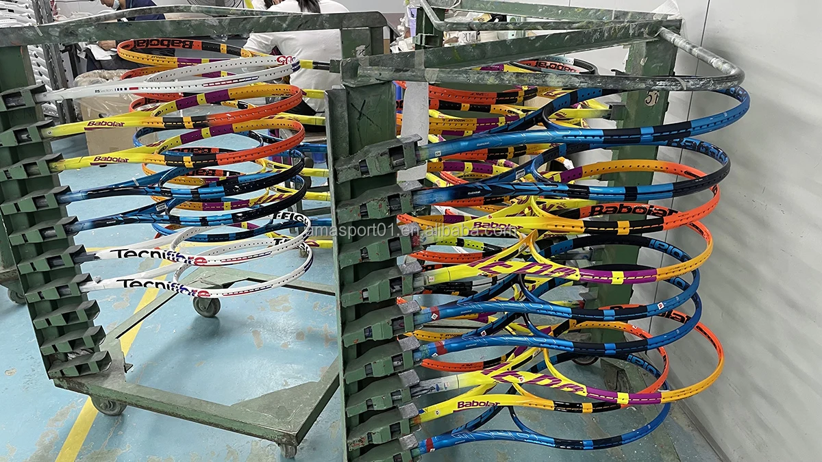 China Factory AMA Sport 27 inch Tennis Racquet for Beginner Aluminum Frame Wide Body Tennis Racket