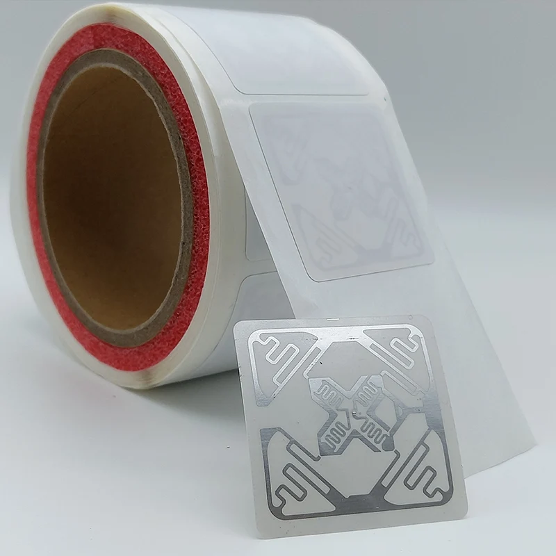 UHF RFID Library Sticker  with NXP Ucode8 Chip  rfid tag with 840-960MHz for inventory