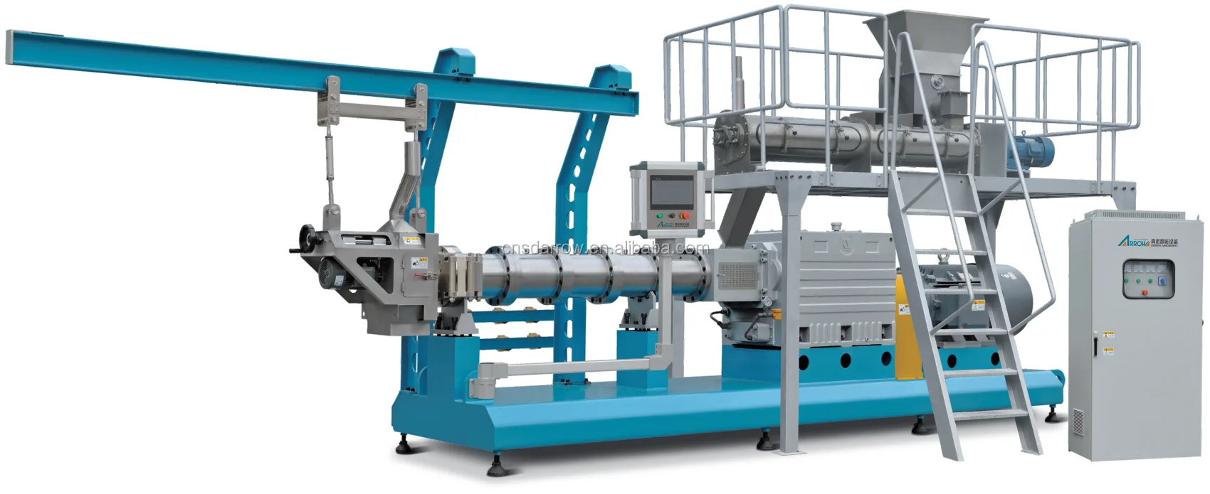 Dry pet food production equipment, pet food extruder