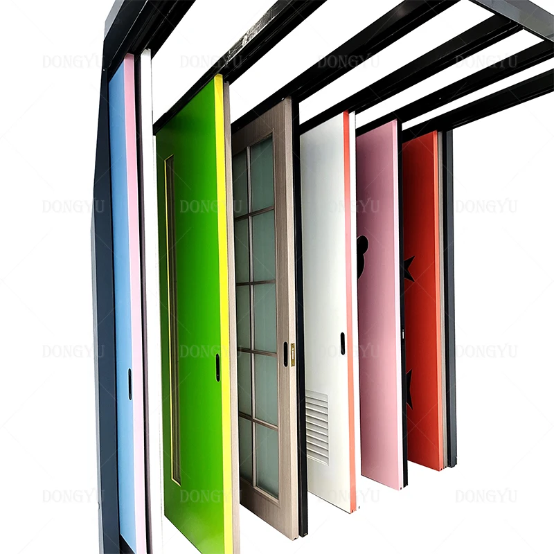 Dongyu fast delivery latest design room interior wood doors home wood slab door custom MDF wood door