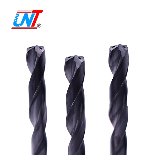 UNT Freze CNC Machine Tools Solid Tungsten Carbide Fresa 2 Flutes Metal Stainless Steel Twist Milling Drill Bits For Metal