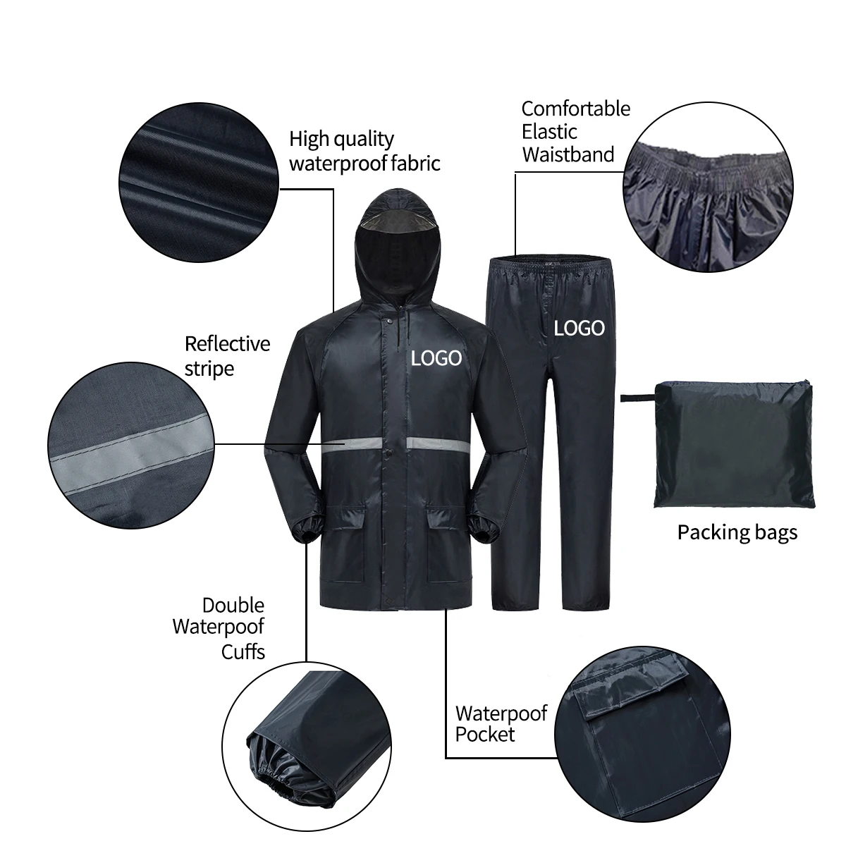 
Top selling pvc reflective cheap rain coats a adults raincoat waterproof motorcycle for mens rain coat jackets 