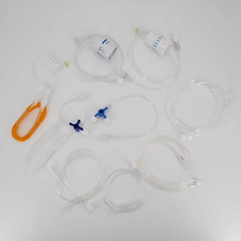 Medical Multi-Way IV Extension Tubing Needle Free Extension Tube