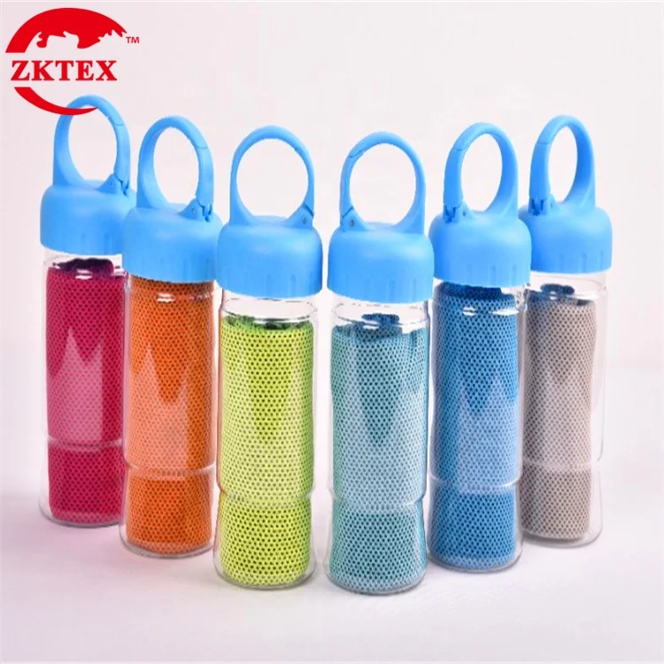 
Wholesale Super Magic Microfiber Sports Instant Cool Ice Neck Cooling Towel With Customized Logo for all activities 
